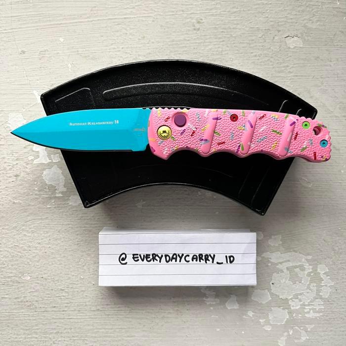DISKON Boker Dessert Warrior Remix Kalashnikov Dagger Automatic Knife
