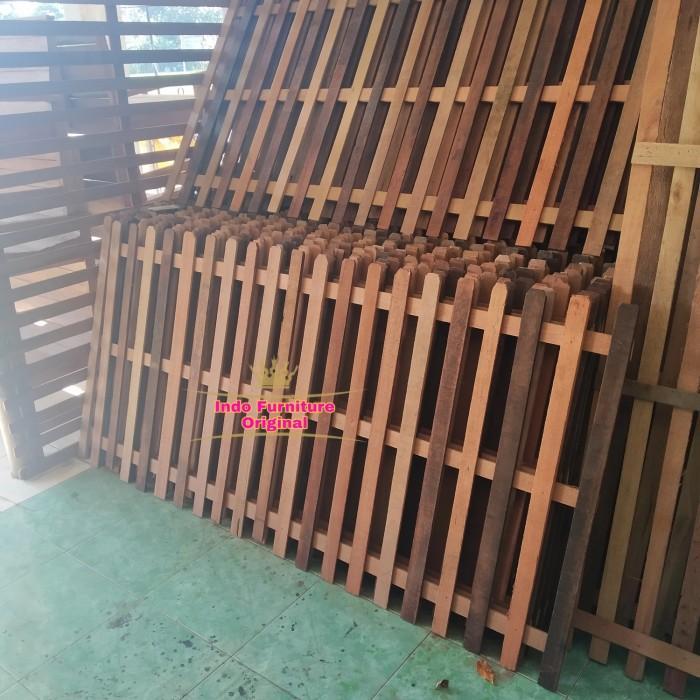BEST SELLER Pagar/ Pager Rumah Taman Kebun Bahan Kayu Bengkirai Murah Awet