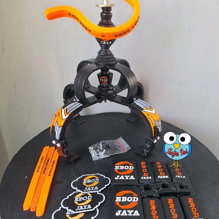ASLI Ebod Jaya Fullset Variasi / Asesoris, emblem, logo, merk Sangkar Murai Ebod Jaya Original -