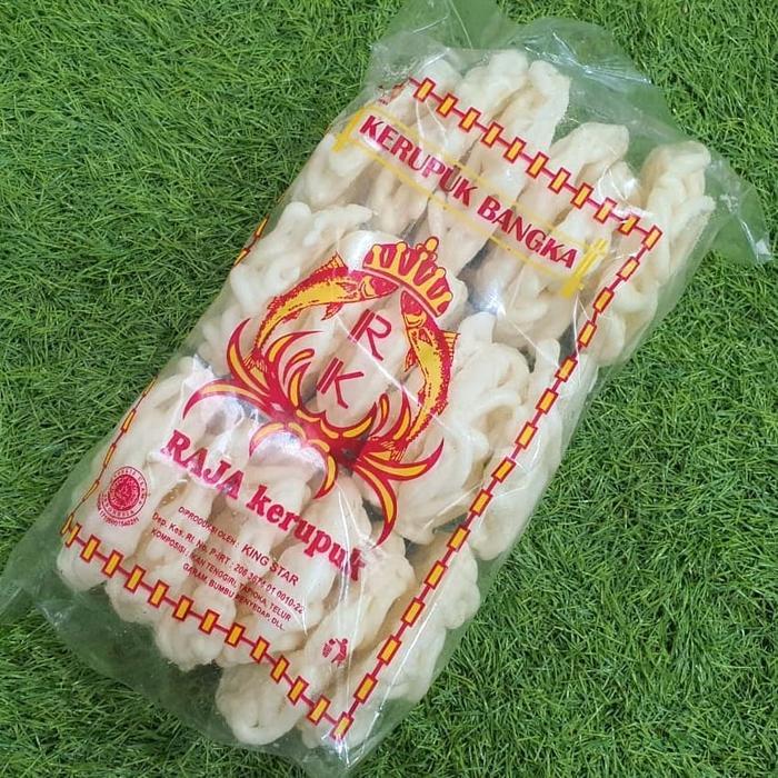 NEW - KERUPUK BANGKA KERITING KECIL "RK" (ISI 18)