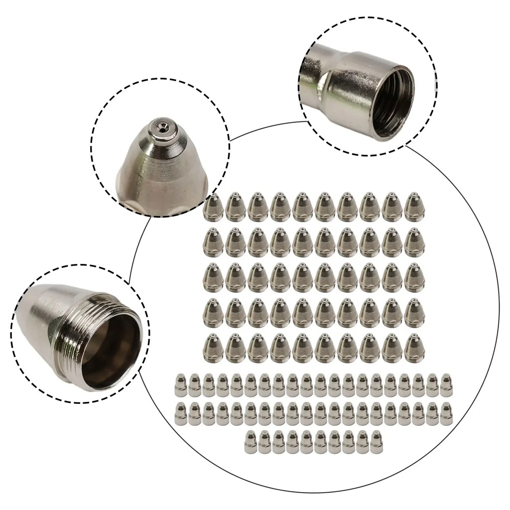 100Pcs P80 Plasma Electrode Tip Nozzle Cutter Torch Set For CUT 70 CUT 80 CUT 100 CUT 120 Plasma