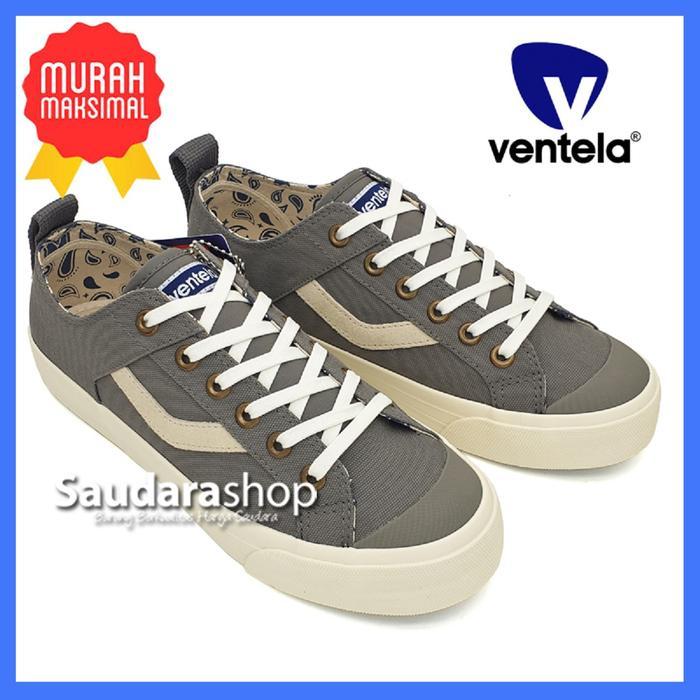 Sepatu Ventela Reborn Low Grey / Ventela Reborn Grey Lc / Reborn Casual Shoes