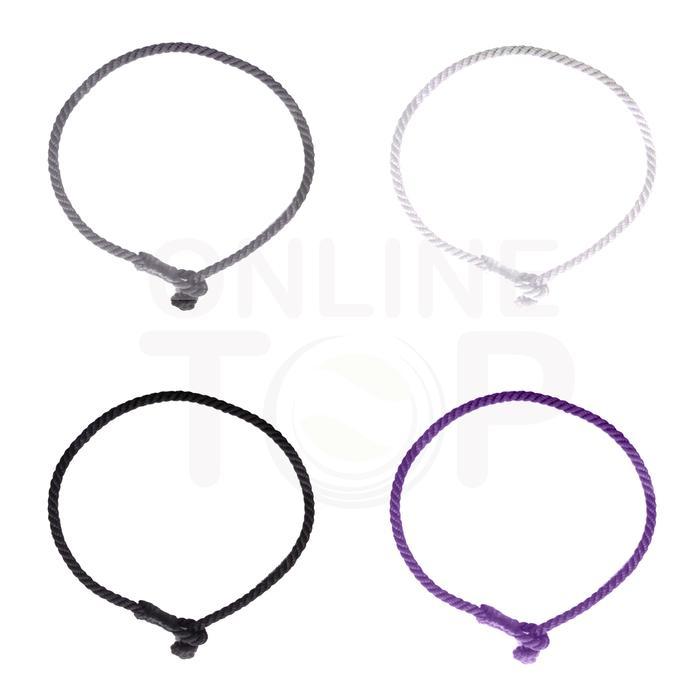 HEMAT Gelang Polos / Gelang Tali Polos Hitam / Gelang Nyantol Sesuai Ukuran Tangan