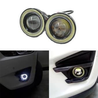 Led Foglamp / Foglight Angel Eyes 89Mm Projector Universal
