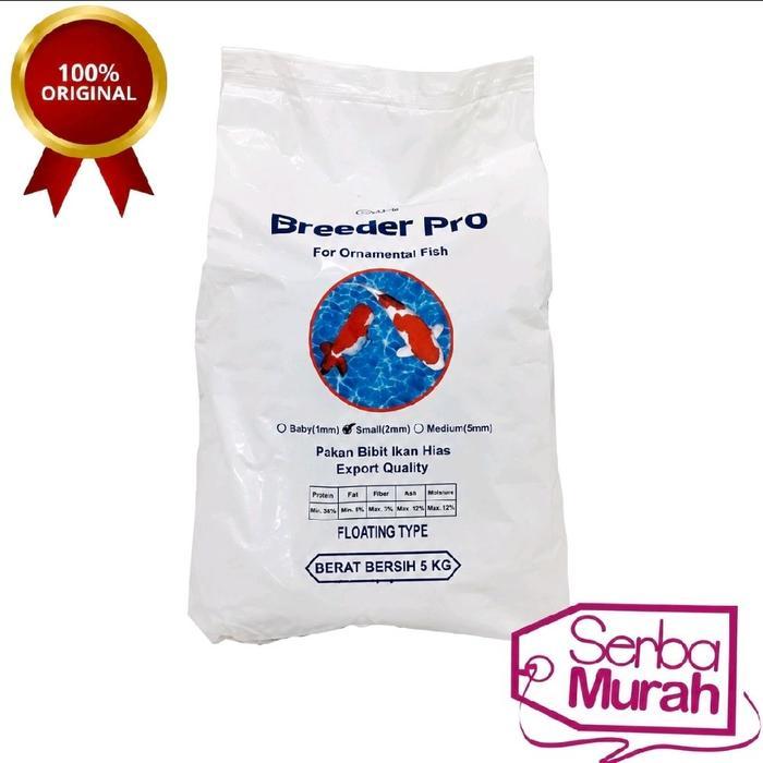 Pelet Koi Breeder Pro Karungan 5kg 10kg / CP Pet Indo / Pakan Bibit Ikan Hias / Pellet Spesialis Koi