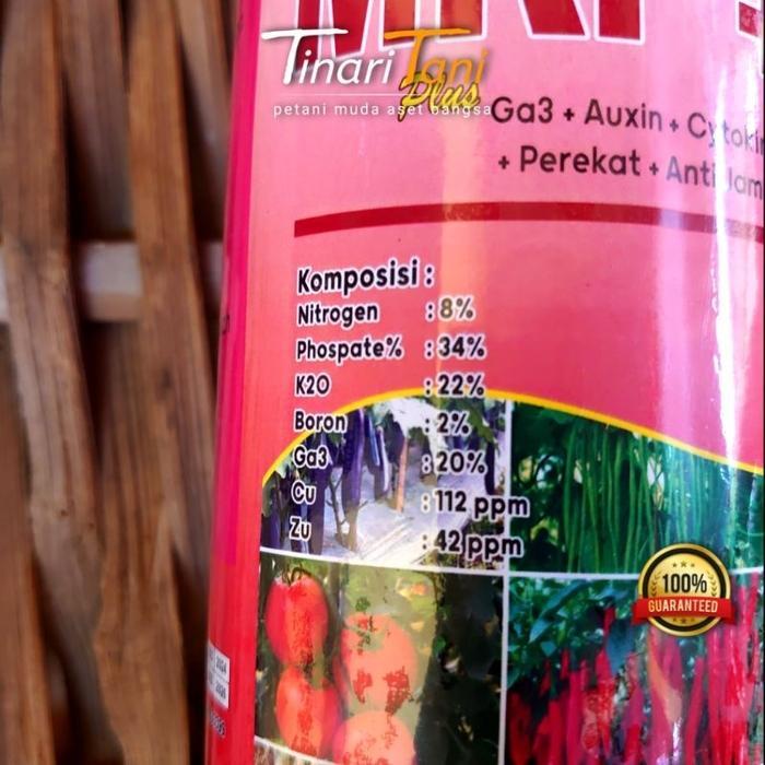 Merayakansenja Prima Tonic Mkp + Perekat + Ga3 Pupuk Nutrisi Tanaman Daun Dan Buah 1000 Ml 100%