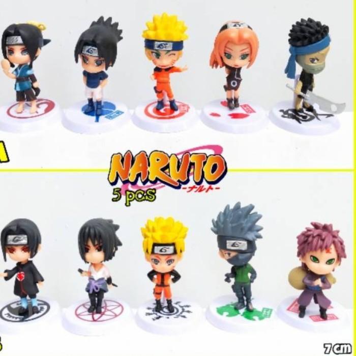 TERBARU ACTION FIGURE NARUTO SET 10 PCS FIGUR