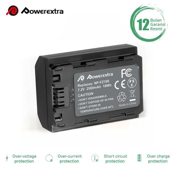 Arrahman - Powerextra Battery Sony Np-Fz100 For A9 A7 Mark Iii A7R Mark Iii Terbaru !!!