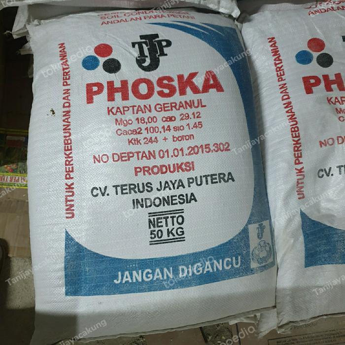 Pupuk Phoska Pupuk Majemuk Lengkap Bermutu 50 Kg Pasti Promo