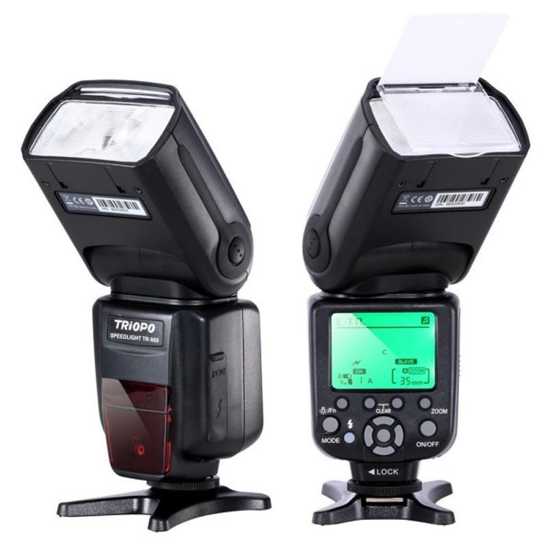 TRIOPO TR-988 II Professional Speedlite TTL Flash with High Speed Sync for Canon Nikon DSLR Cameras