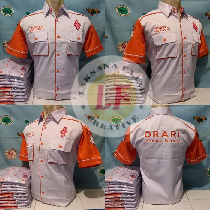 pdh ORARI nasional baju pdh ORARI nasional lengkap tulisan belakang Seragam Pendek - M nasional leng