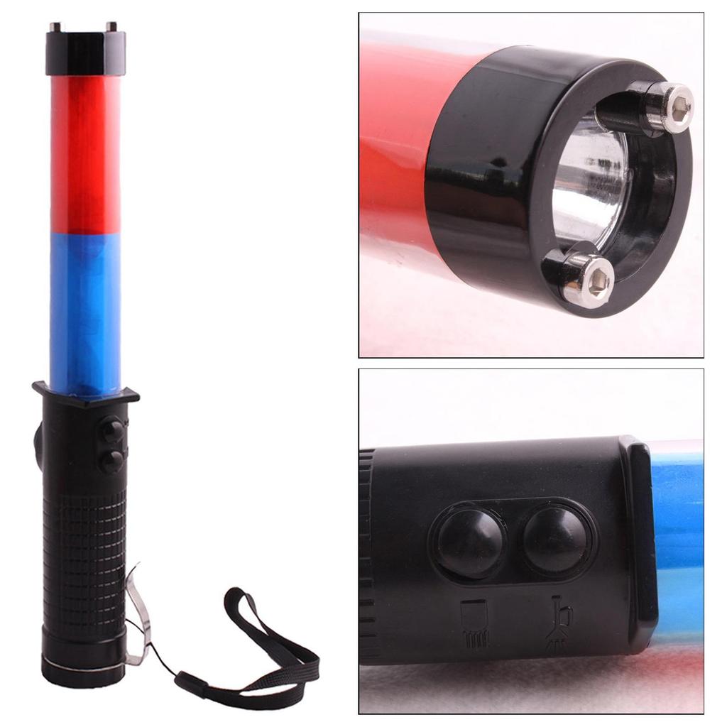 Traffic Wand Led Light Safety Road Control Stick Signal Warning