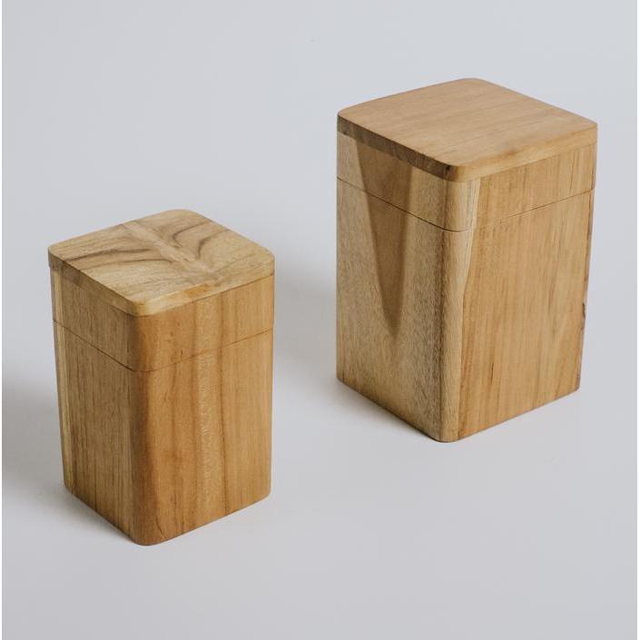 Promo Toples Kayu Jati Toples Kayu Jati Natural Wooden Jar Toples Terlaris