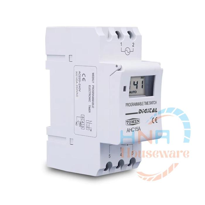 Tomzn Programmable Digital Timer Weekly Switch 220V THC 15A