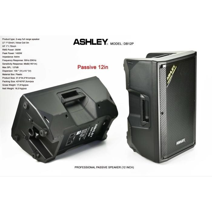 ￼SPEAKER ACTIVE ASHLEY DB12P SPEAKER AKTIF 12 INCH DB-12P