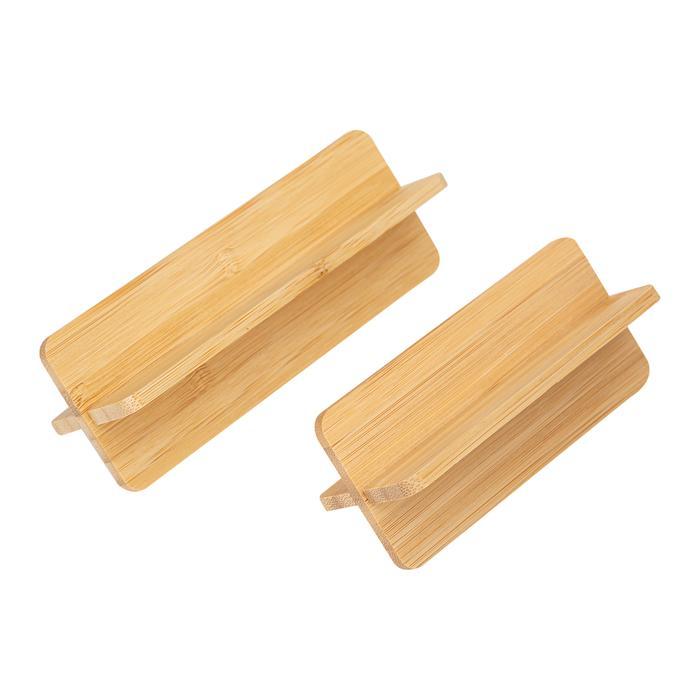 115mm/145mm Rolling Paper Stand, Bamboo Small Rolling Tray, X Stand Paper Cradle Rolling Tool,