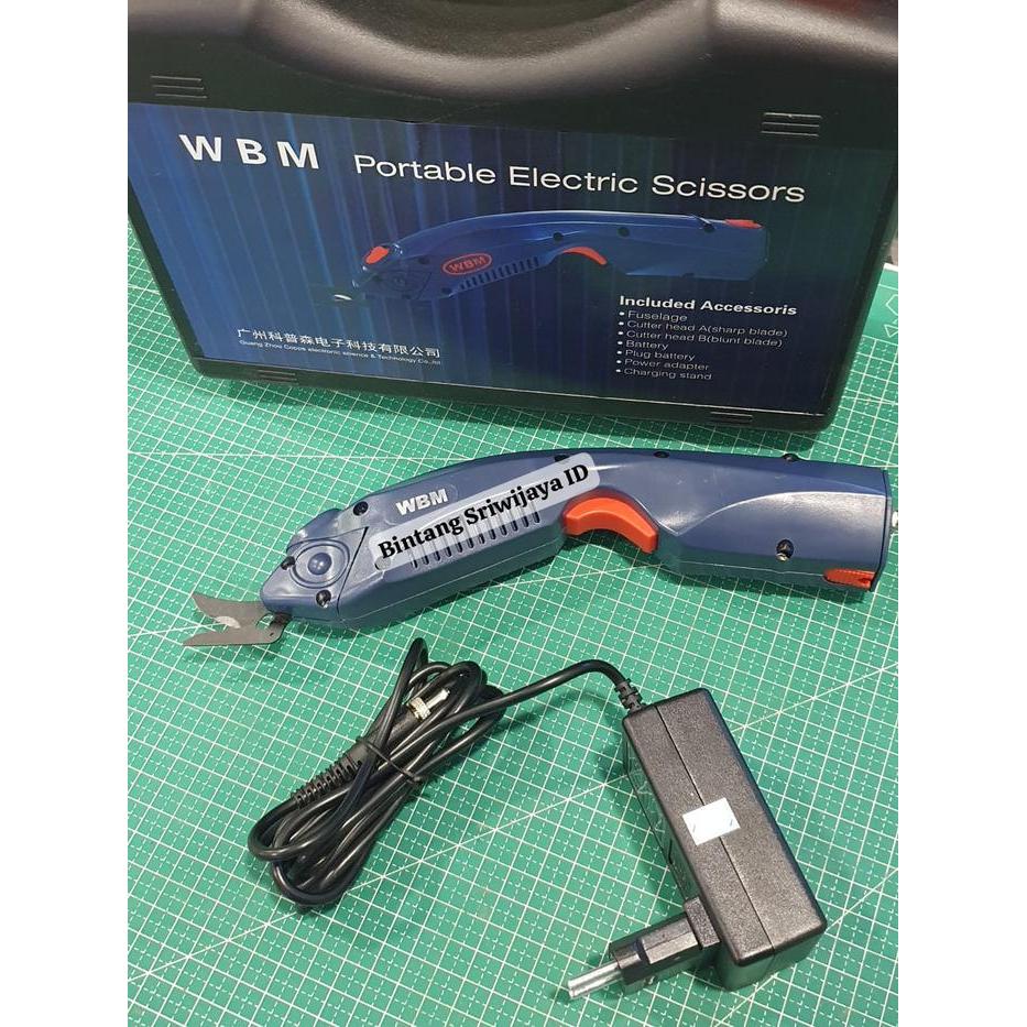 Gunting Kain Elektrik WBM / Gunting Listrik Portable