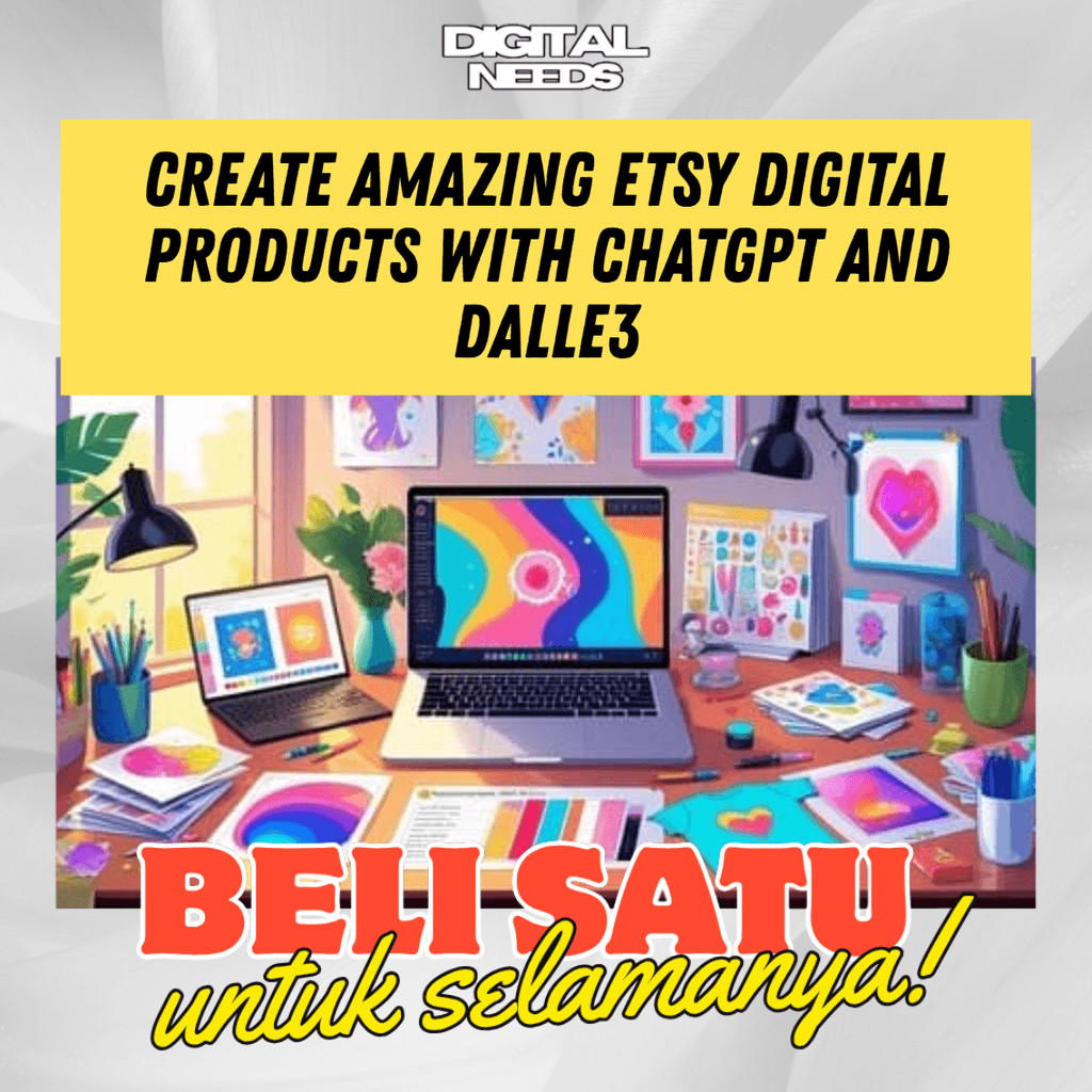 [e-course] Belajar Create Amazing Etsy Digital Products with ChatGPT and DALL-E3 2026