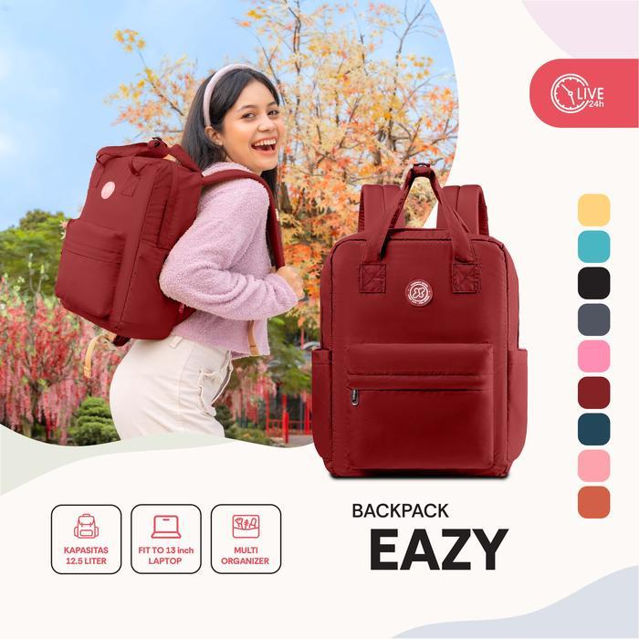 Elizabeth - Women Tas Ransel Wanita Tas Sekolah Tas Kuliah Wanita Backpack Eazy Tas Punggung Laptop