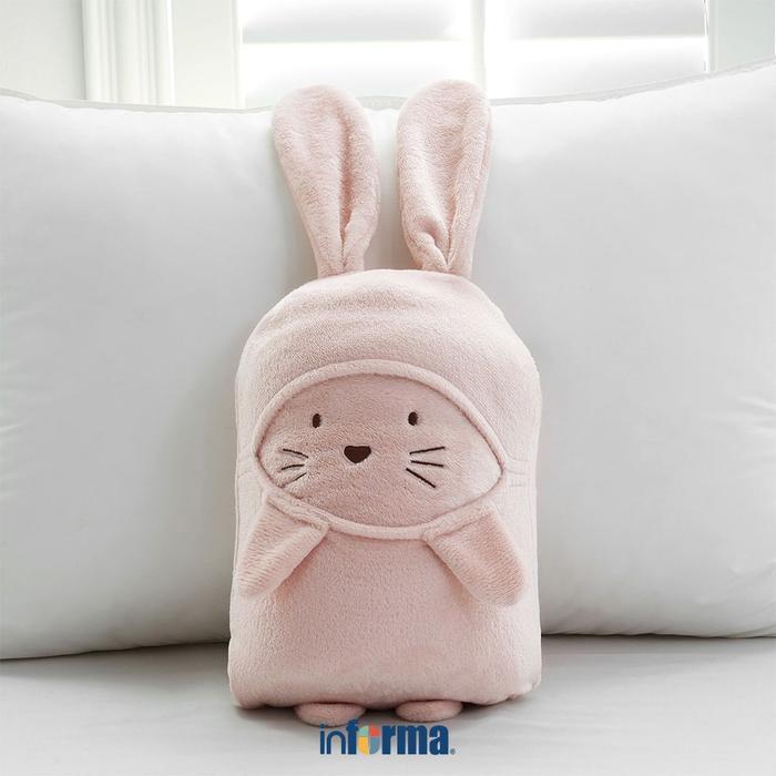 Informa 125x150 cm Selimut Boobo Unicorn - Pink - Bunny Peach