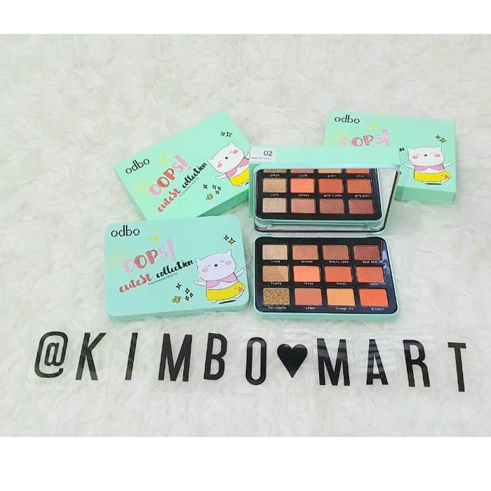 TERLARIS ODBO Oops Eyeshadow Palette Cutest Collection no.2 100% ORIGINAL