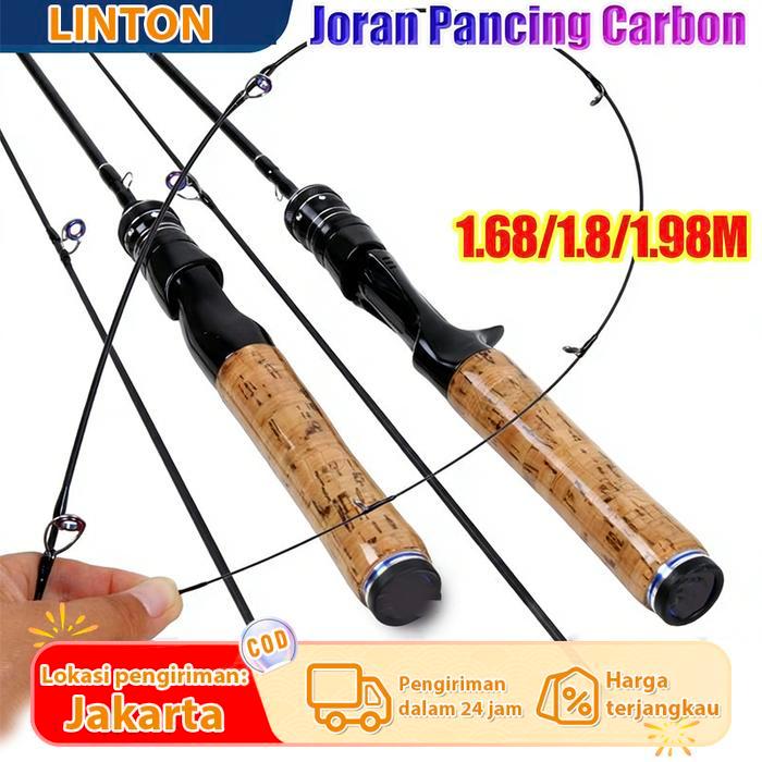 Joran Pancing Carbon /joran pancing kuat 50kg/Joran Pancing Carbon Ultralight Max Drag 10kg Strong