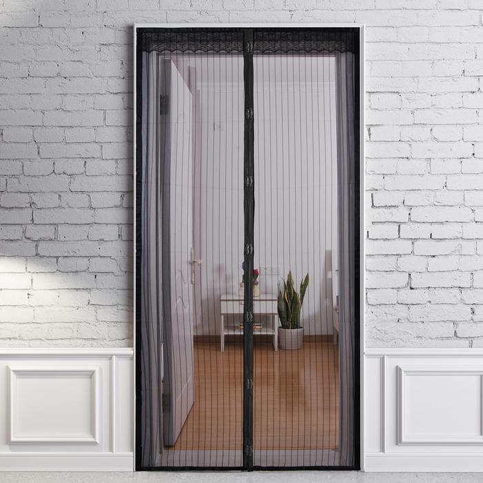 "New" [COD] Tirai Magnet Elegan bahan plastik PVC Tirai Pintu kamar Tirai Pintu Magnet Kawat Nyamuk