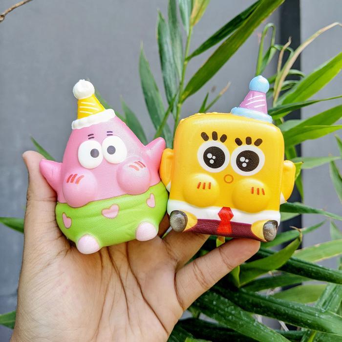Mainan Squishy Patrick Spongebob / Mainan Penghilang Stress / Squisy Spongebob