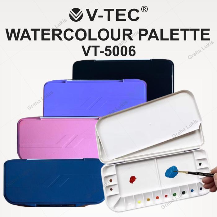 Watercolor Pallete 18 - Palet Cat Air Vt-5006 Terlaris