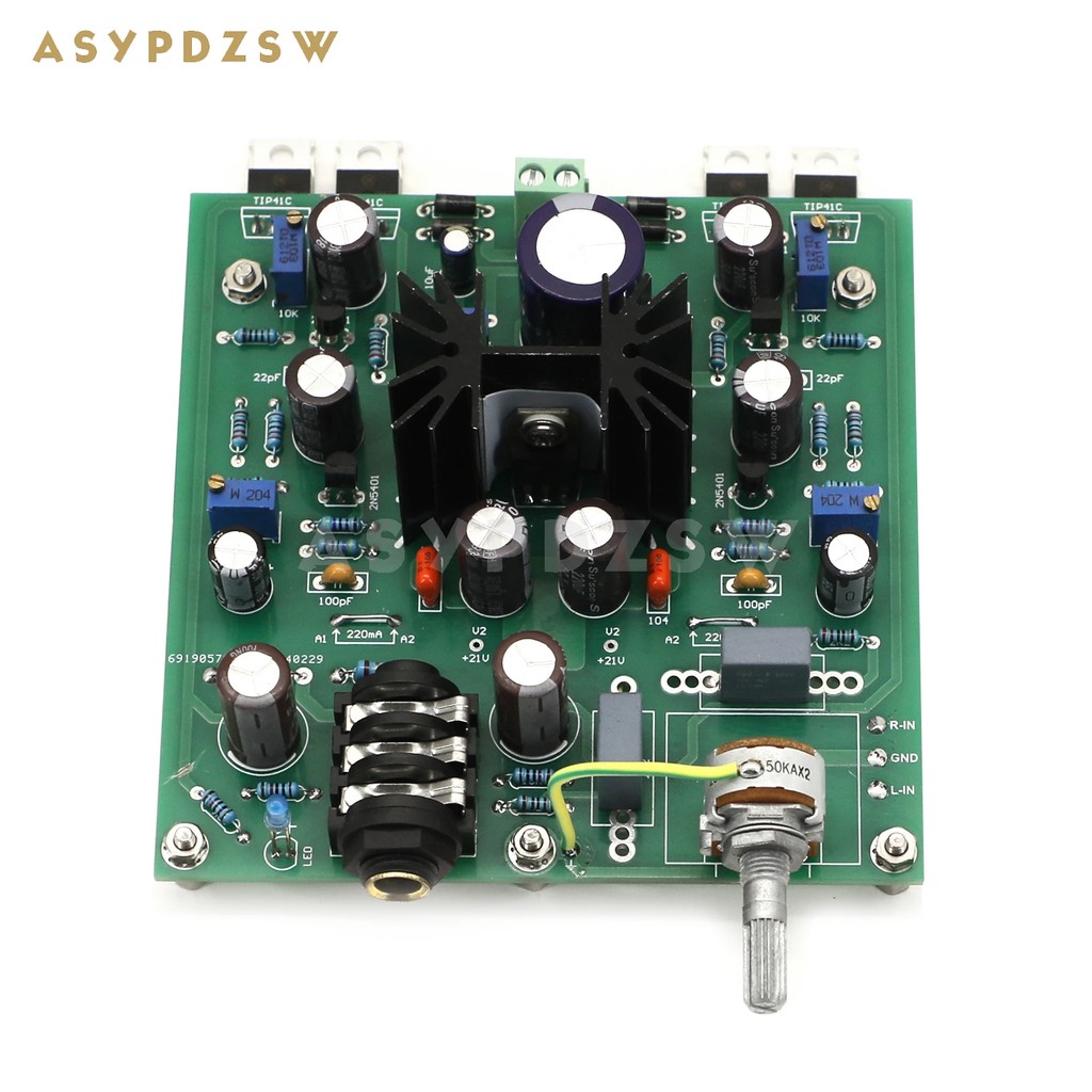 Classics JLH1969 Single-ended Class A Headphone amplifier Base on HOOD1969 Headphone amp DIY