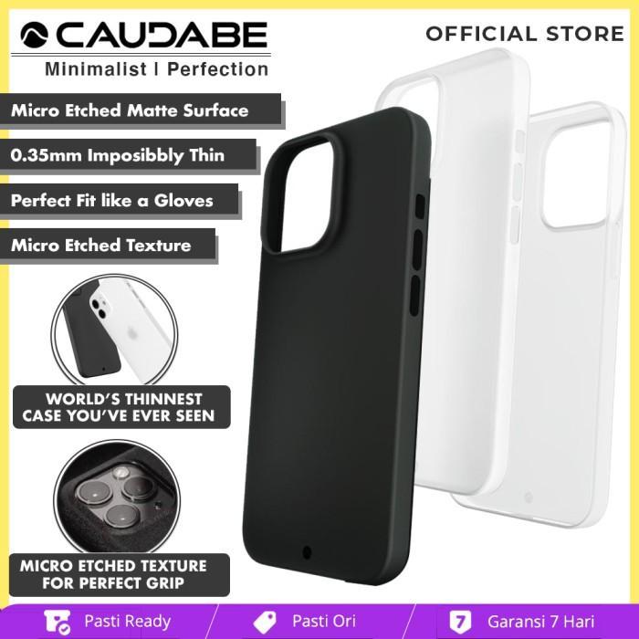 Caudabe Veil XT Case Compatible For 13 Pro Max 13 Mini 13 Pro Casing - Frost, 13 Pro