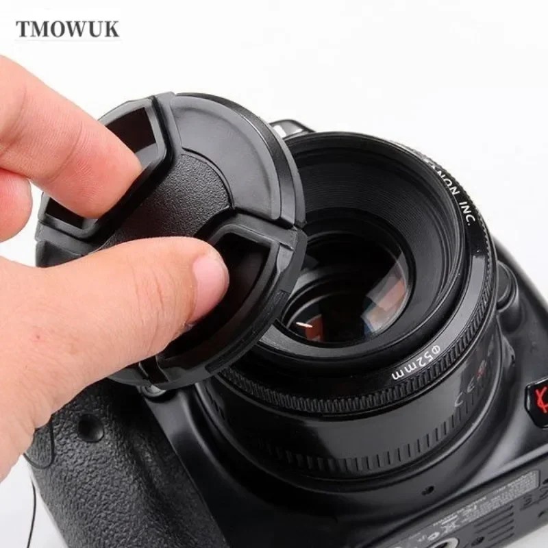 For SONY FX3 A7 A7S A7R A290 A230 A55 A33 Camera Lens Cap Protective Cover Center Pinch Snap-on 49mm