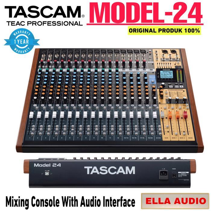 Tascam Model 24 Mixer Recording Multitrack 24 Track dengan Antarmuka USB