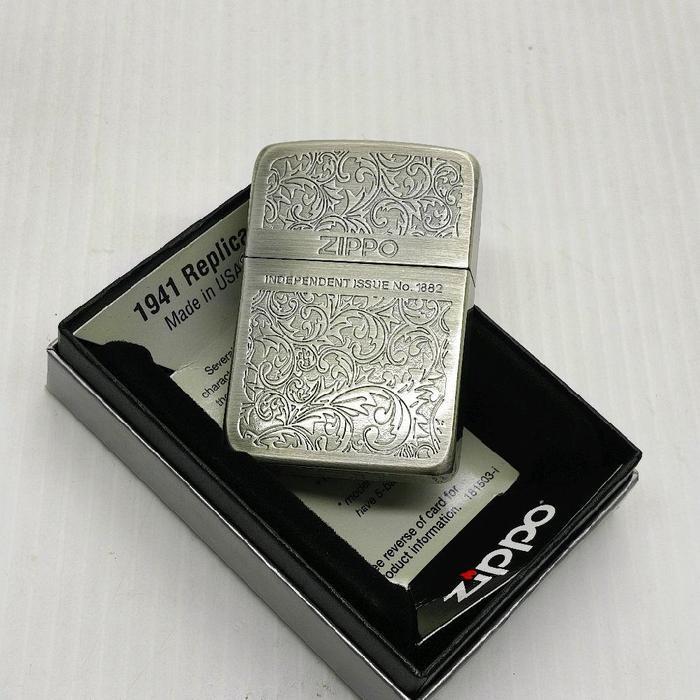 Zippo Replica 1941 Arabesque Silver