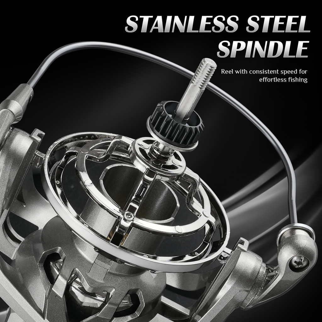 NGK Stainless Steel Bearing Spinning Fishing Reel 8000 9000 10000 12000 14000 25KG Powerful Reel