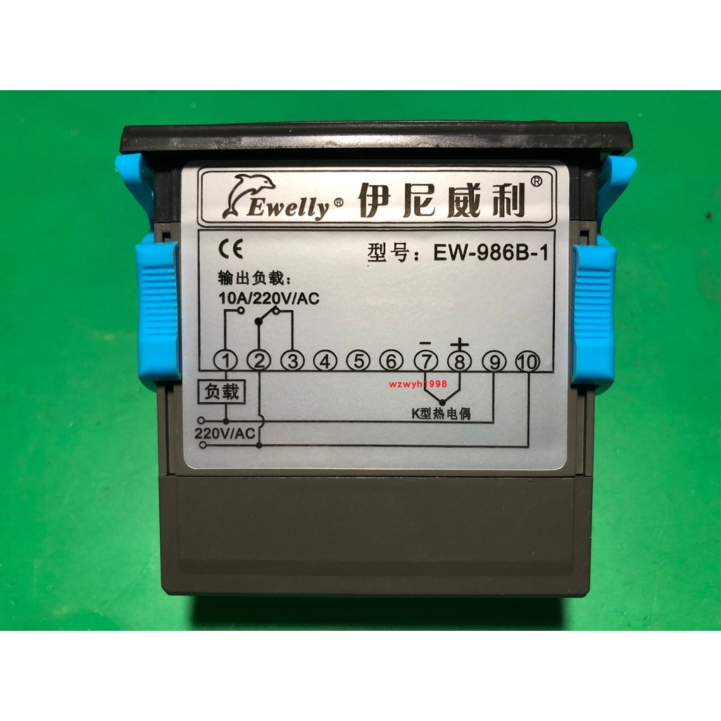 EWELLY MICROCOMPUTER TEMPERATURE CONTROLLER EW-986B-1 FREEZING THERMOSTAT EW-986 EW-986B-1 MODEL