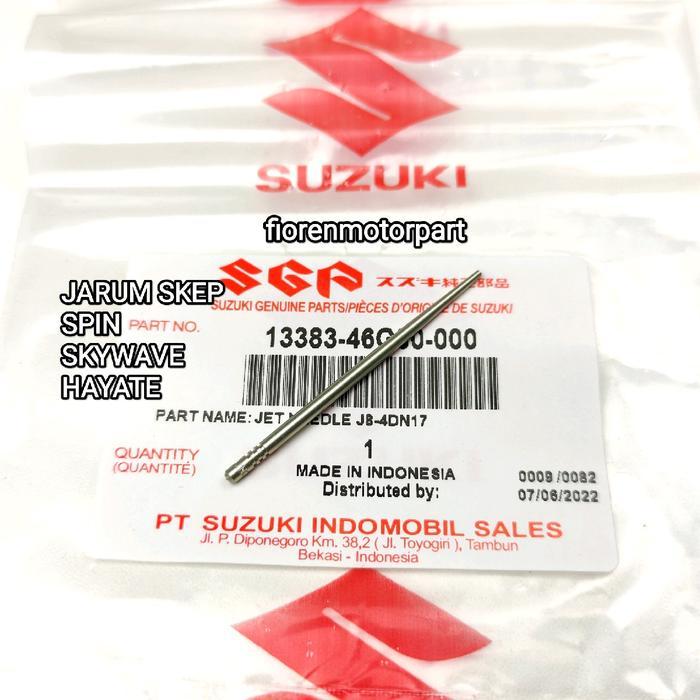 Ada Stok JARUM SKEP KARBURATOR SPIN SKYWAVE HAYATE 13383-46G00-000 ORIGINAL SGP SUZUKI GENUINE PARTS