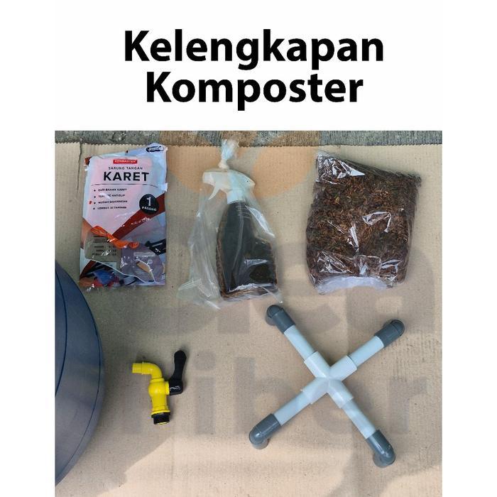 Komposter Sampah Organik 60 Liter, Komposter Sampah Basah, Komposter Sampah Rumah Tangga, Komposter