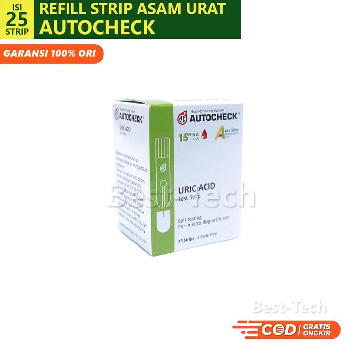 STRIP ASAM URAT AUTOCHECK TEST STRIP BLOOD URIC ACID
