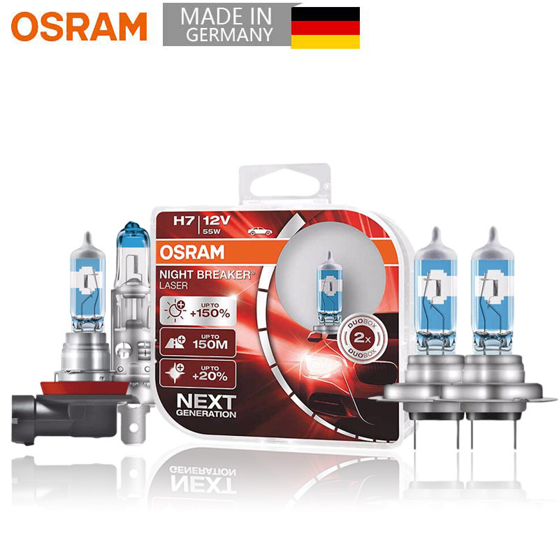 FOR OSRAM H7 H4 H1 H8 H3 H11 9005 9006 HB3 HB4 Night Breaker Laser