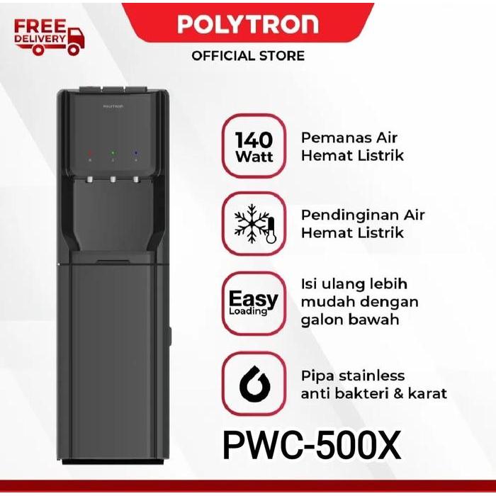 jayastore.jkt DISPENSER POLYTRON GALON BAWAH NEW SERIES