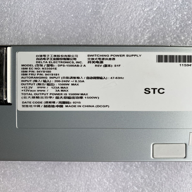 New Original Power Supply For IBM 1500W DPS-1500AB-2 A DPS-1500AB-2A 69Y5963 69Y5964 94Y8180 94Y8181
