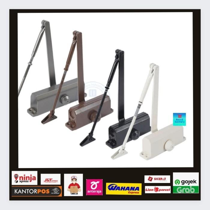 door closer alumunium/penutup pintu otomatis/door closer alumunium full besi