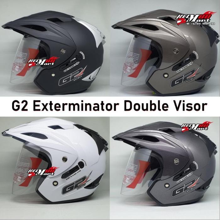 Helm G2 Exterminator Solid Dv Helm Half Face