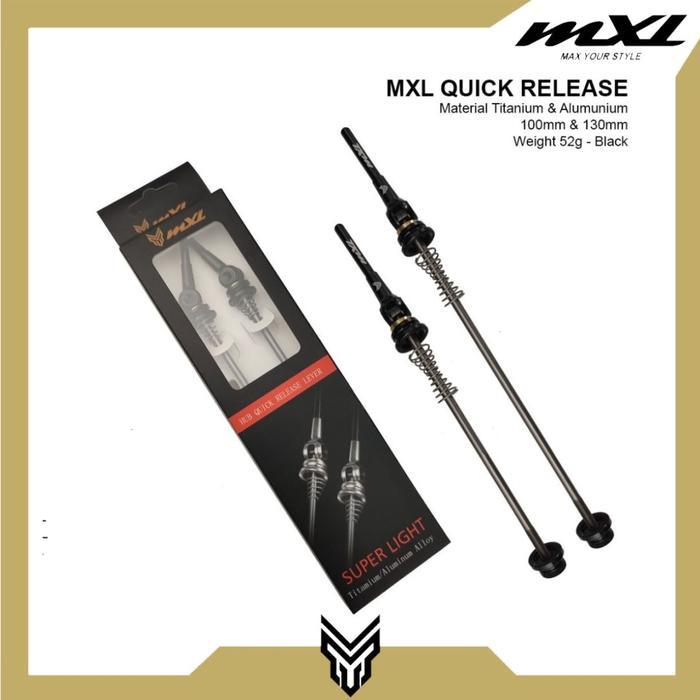 Quick Release Sepeda MXL AS QR Skewer Hub Sepeda Titanium 100/130 mm