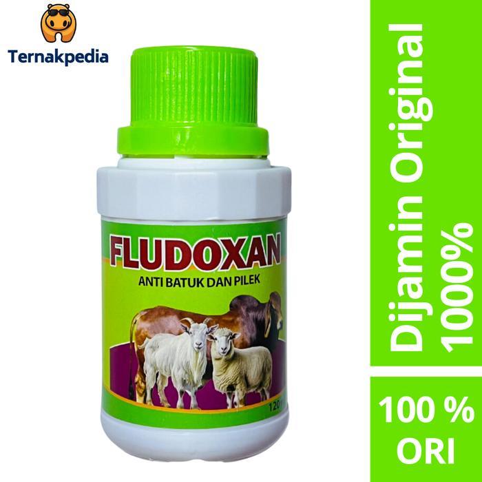Fludoxan Obat Flu Batuk Pilek untuk Sapi Kambing Babi 120 ml