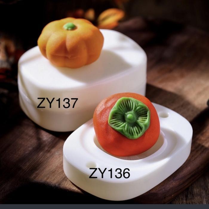 NEWW Cetakan Kue ZY136 ZY137 Mooncake Wagashi Mochi Nastar Jumbo