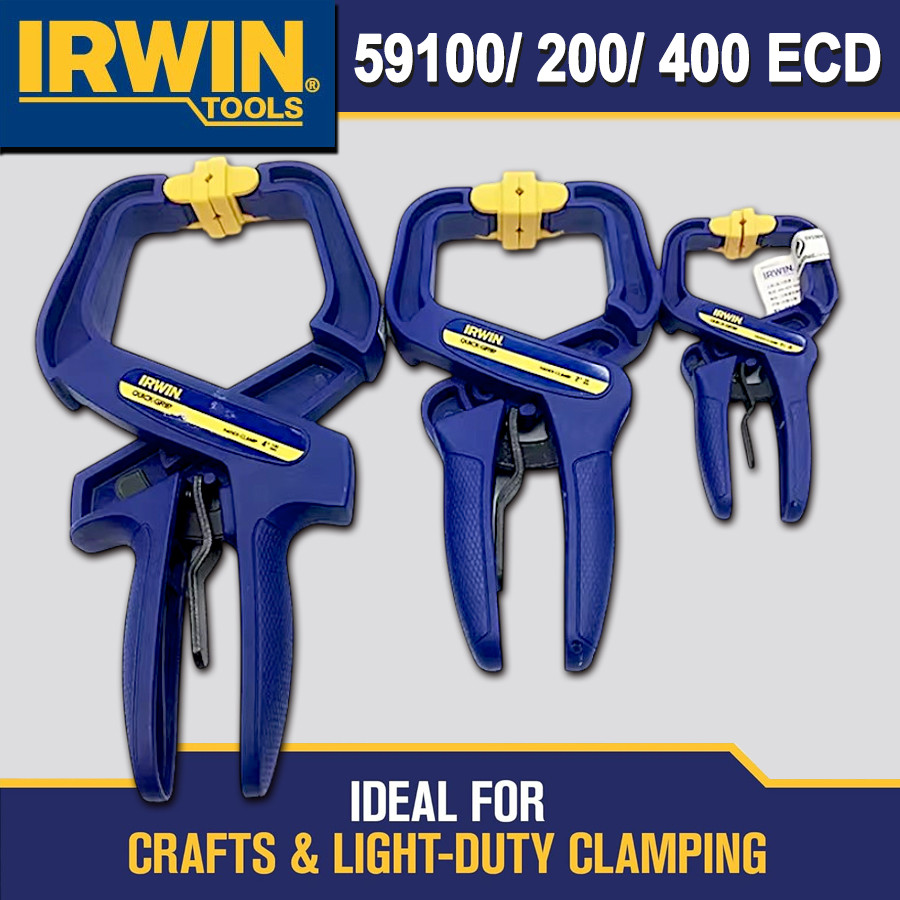 IRWIN Tools QUICK-GRIP Handi-Clamp High-tech Resin Construction Quick Clamp Woodworking Tools