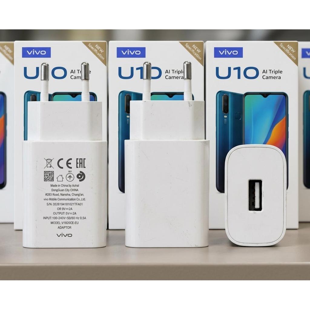 Charger HP Vivo V1820C-EU Original Bekas Dual Engine Fast Charging Cocok Vivo U10