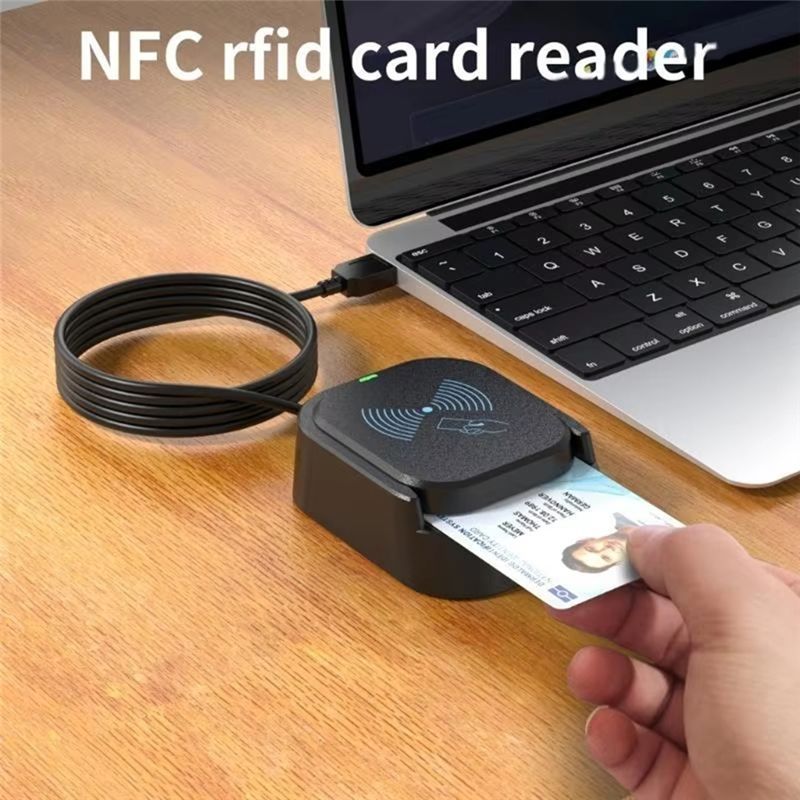 For Home Bank ATM Tax Declaration Card Reader USB2.0 Smart Card Reader Contact IC Card Reader